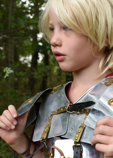 Lorica Segmentata Junior, Kinder-Römerrüstung, Aluminium