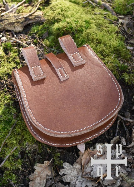 Tarsoly Tasche, Wikinger-Gürteltasche aus Leder