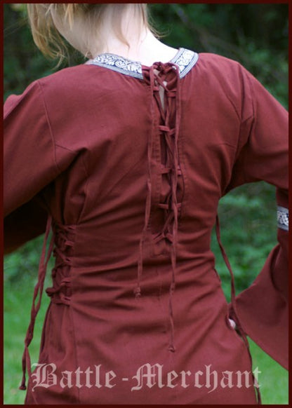 Mittelalter Kleid - Martha, rot