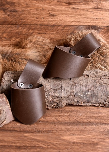 LARP - Schwerthalter aus braunem Leder, versch. Größen