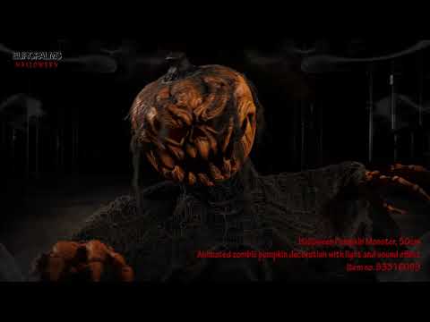 EUROPALMS Halloween Groundbreaker Kürbis-Monster, 50cm